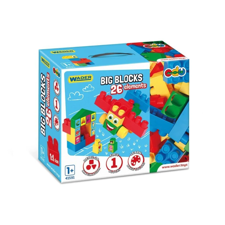 Big Blocks klocki 26el, WADER
