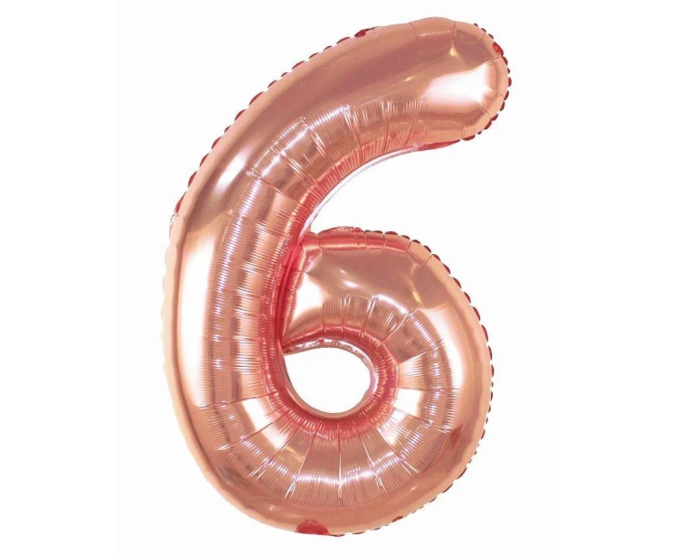 Balon foliowy 6 candy pink 85cm