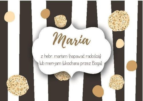 Magnes Imiona - Maria, Szaron