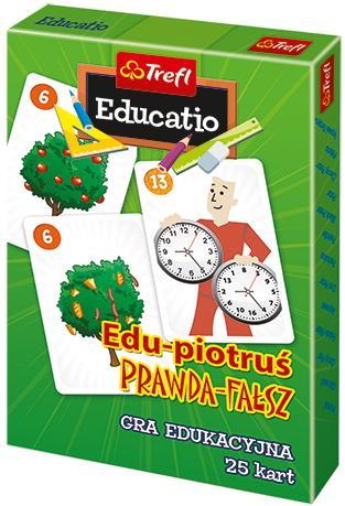 Karty Edu Piotruś - Prawda-fałsz TREFL, Muduko