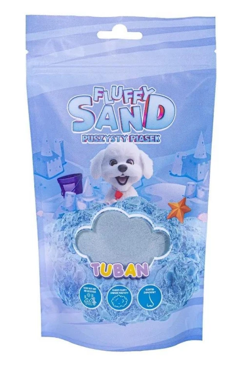 Fluffy Sand 90g puszysty piasek niebieski TUBAN