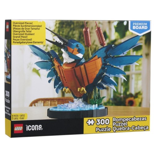 Lego Puzzle 300 Oversized Kingfisher, Just Play