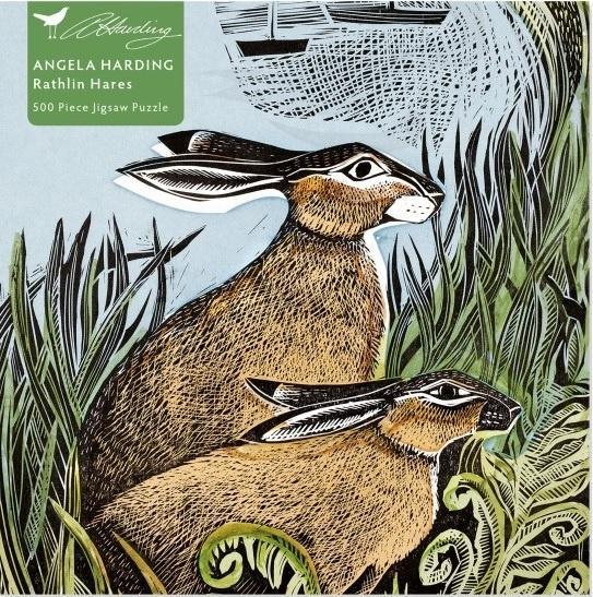 Puzzle 500 Zające z Rathlin Angela Harding