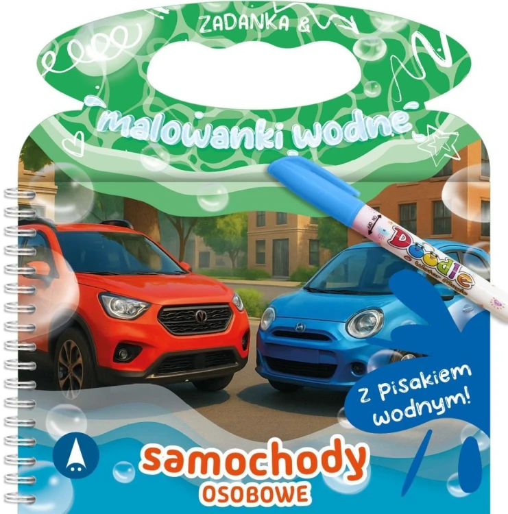 Zadanka & malowanki wodne. Samochody osobowe