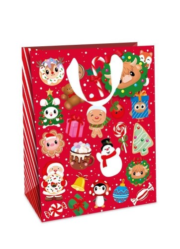 Torebka prezentowa Boże Narodzenie L - Jolly...