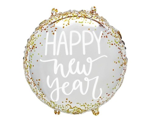 Balon foliowy Happy New Year 46cm