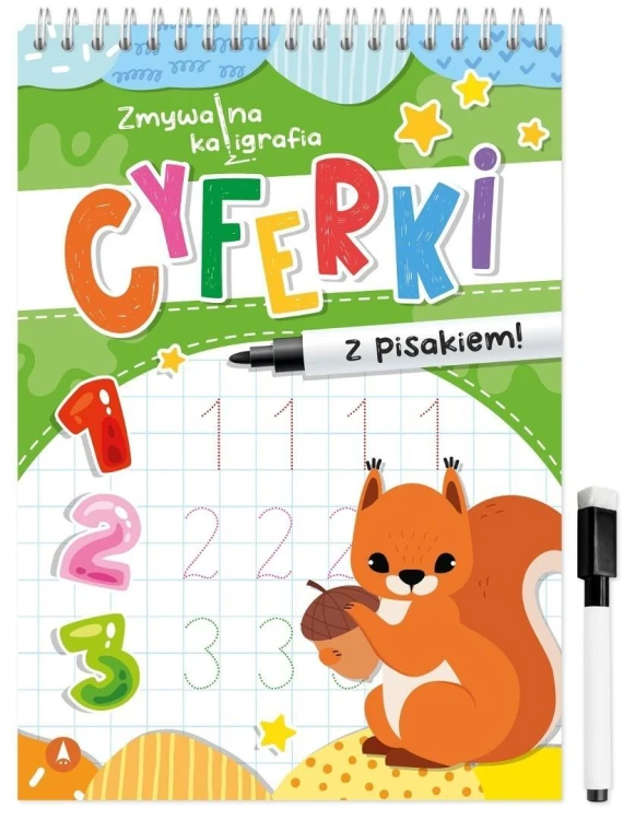 Zmywalna kaligrafia. Cyferk, Monika Ślizowska