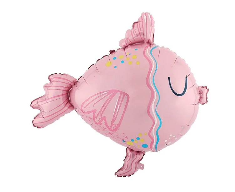 Balon foliowy Różowa Rybka 60x57cm