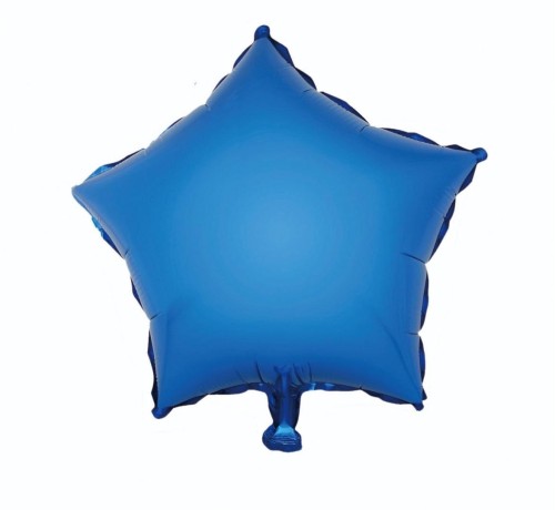 Balon foliowy Gwiazda niebieska 45cm