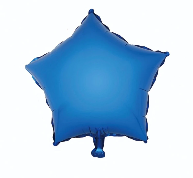 Balon foliowy Gwiazda niebieska 45cm