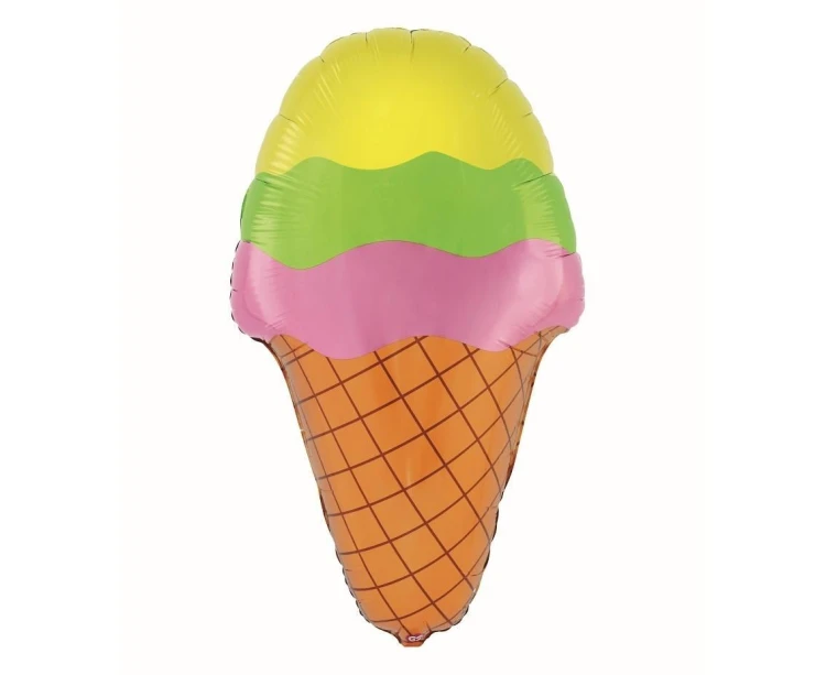 Balon foliowy Lody kolorowe 34x59cm