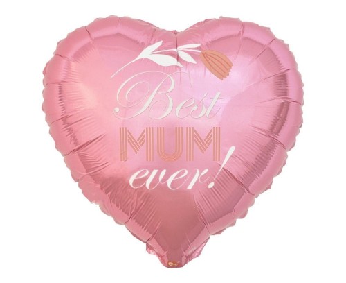 Balon foliowy Best Mum Ever 37cm