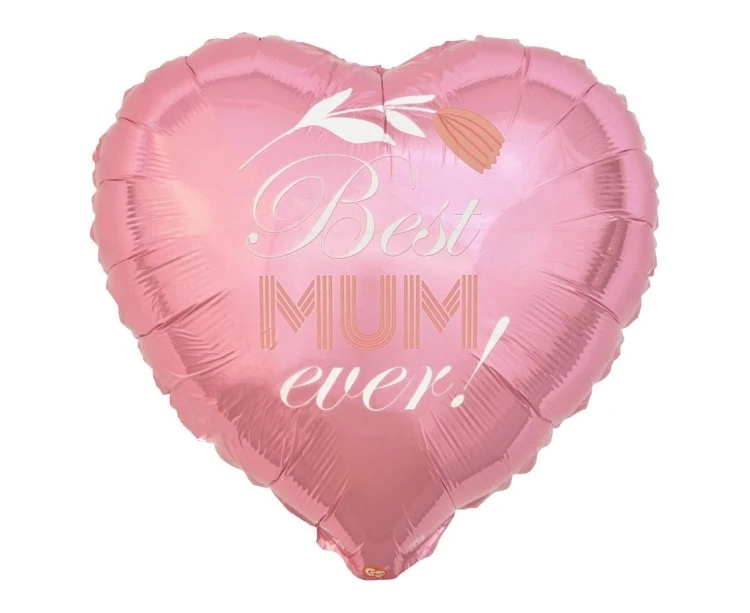 Balon foliowy Best Mum Ever 37cm
