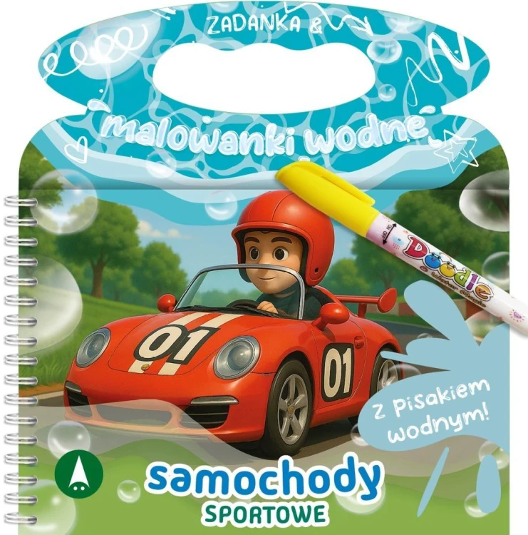 Zadanka & malowanki wodne. Samochody sportowe