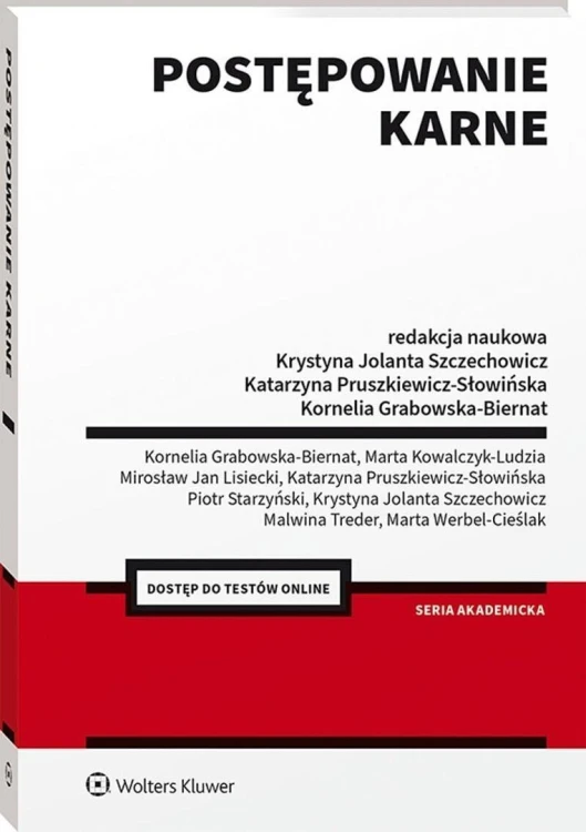 Postępowanie karne + testy online, praca zbiorowa