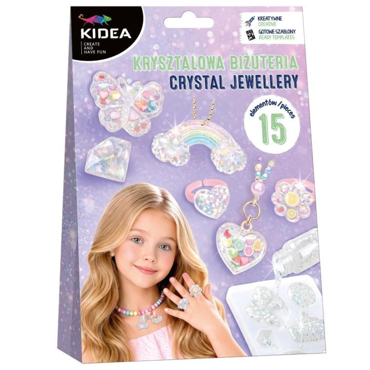 Kryształowa biżuteria DIY KIDEA, DERFORM