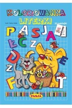 Kolorowanka literki PASJA, Halina Gołek