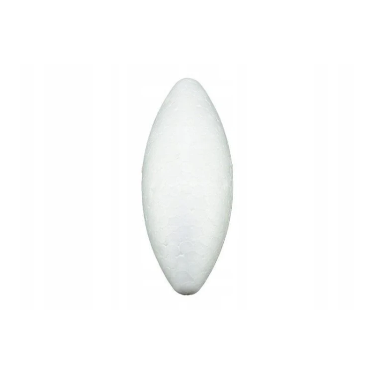 Styropianowa bombka podłużna 10x4cm 12szt