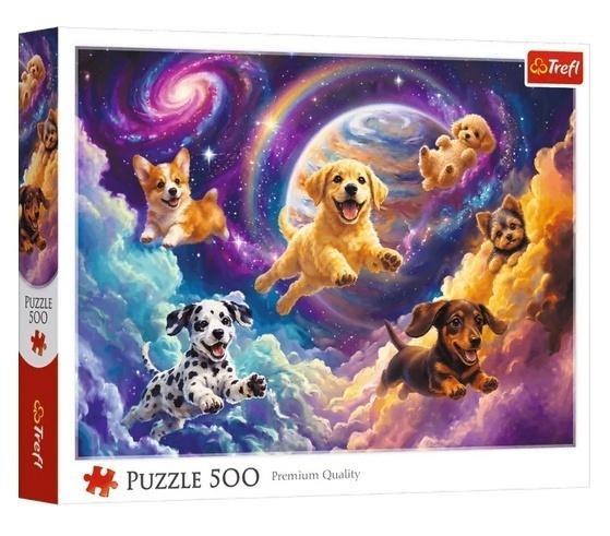 Puzzle 500 Kosmiczne pieski TREFL, Trefl