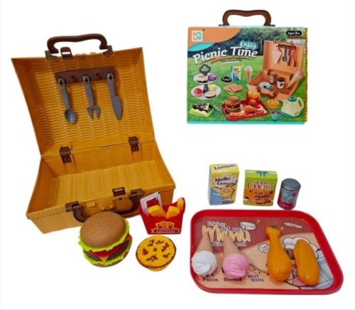 Koszyk piknikowy z produktami spożywczymi, SWEDE