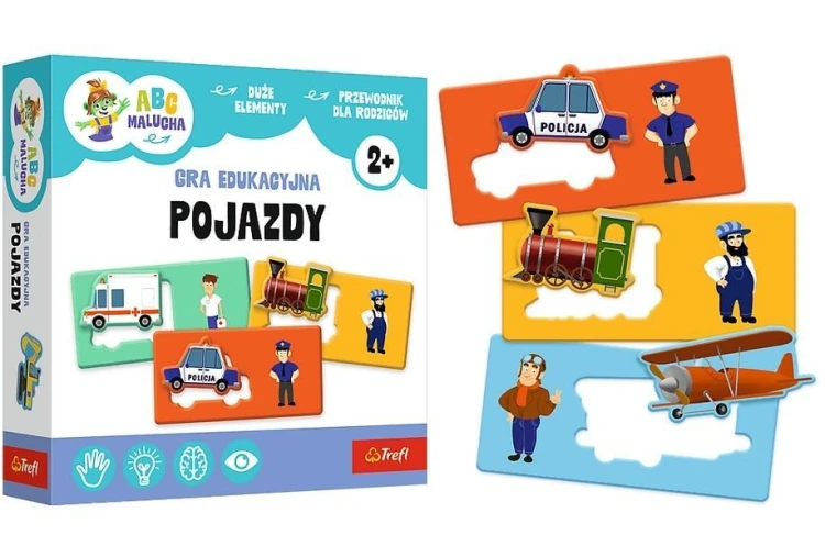 Pojazdy ABC Malucha Rodzina Treflików, Trefl