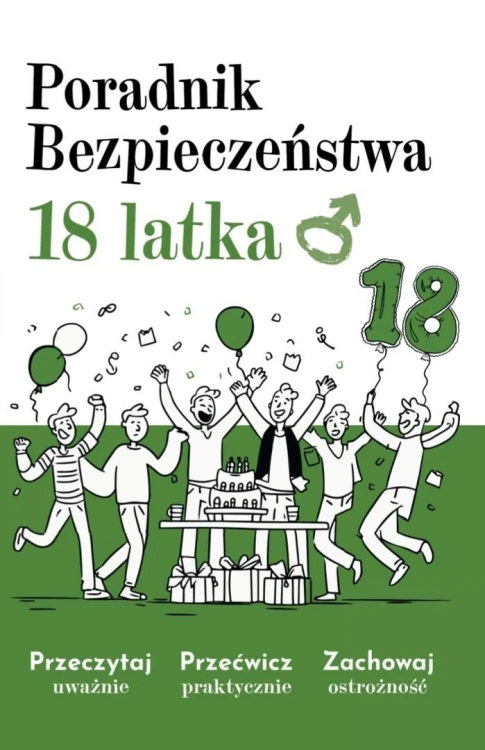 Karnet urodziny 18 męskie