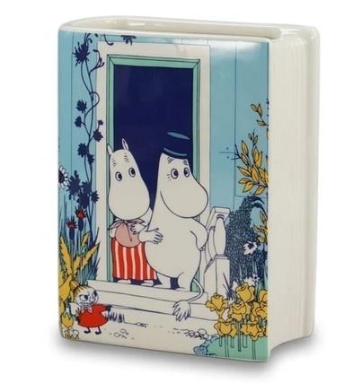 Muminki Wazon książkowy 14cm - Mama Tata i Mała Mi