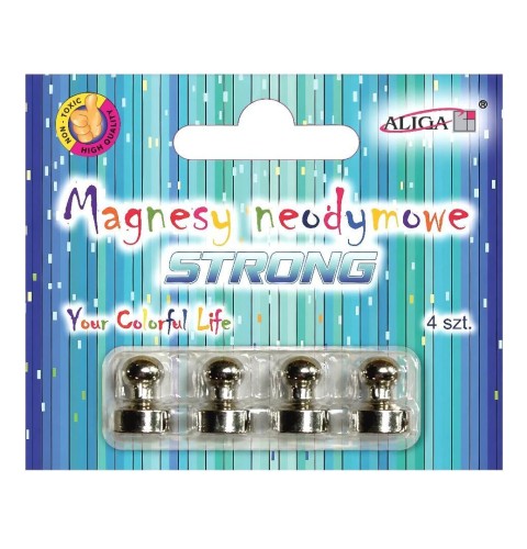 Magnesy neodymowe 4szt, Aliga
