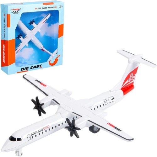 Samolot metalowy napęd pull back, Trifox