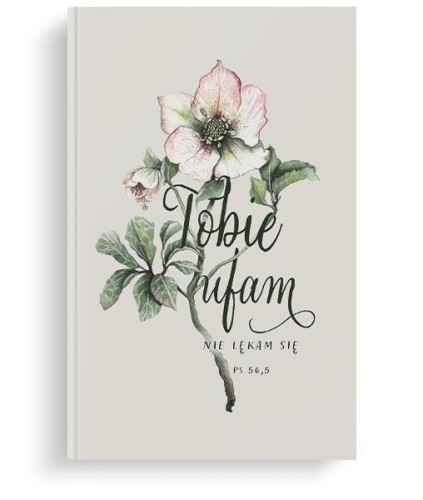Notatnik Lux - Tobie ufam - Kwiat, Szaron