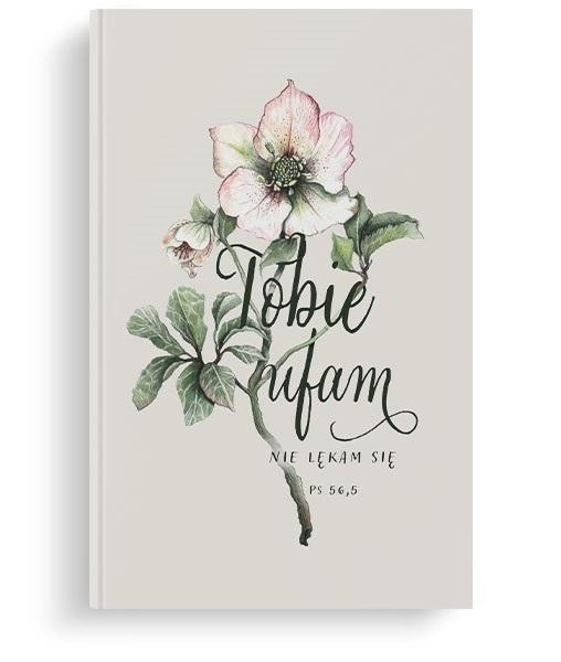 Notatnik Lux - Tobie ufam - Kwiat, Szaron