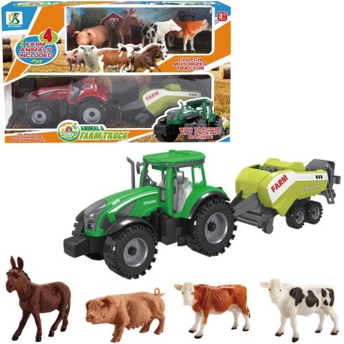 Zestaw traktor ze zwierzętami, Trifox