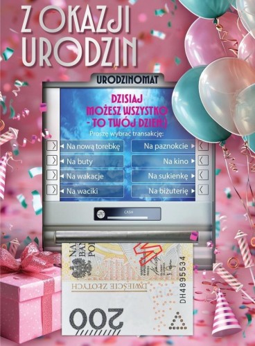 Karnet Grande Money Urodziny