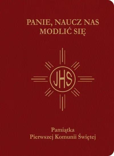 Pamiątka I Komunii Świętej - Modlitewnik bordowy