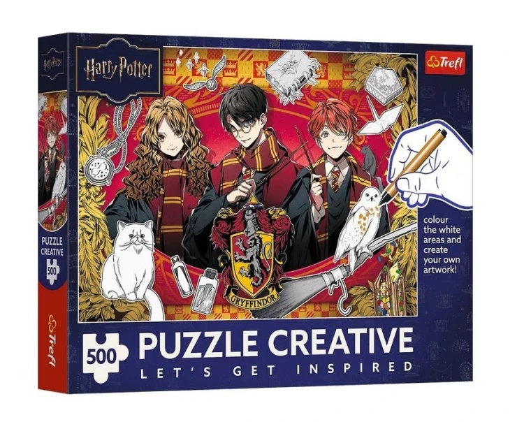 Puzzle 500 Potęga Gryffindoru TREFL, Trefl