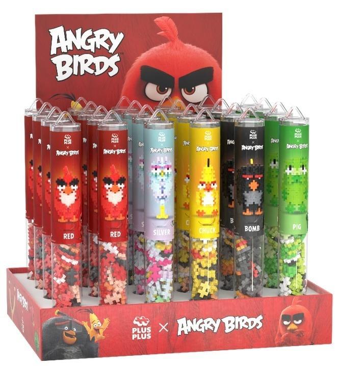 Tuby Angry Birds (24szt), Plus-Plus