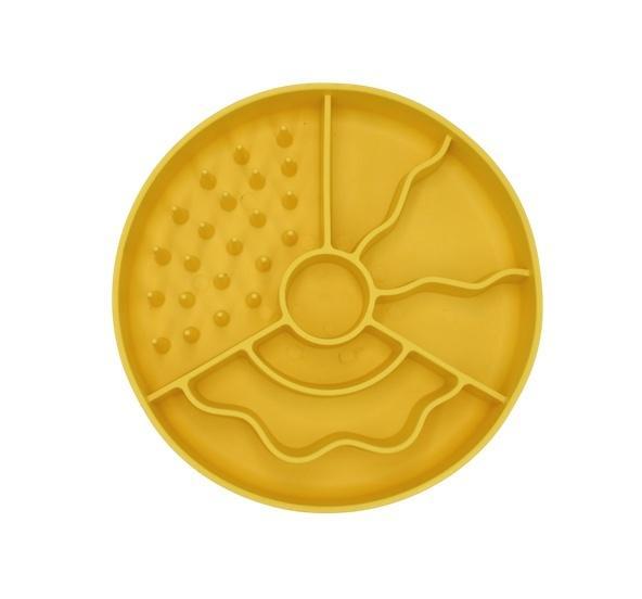 Miska spowalniająca Slow fiboowl mini żółta