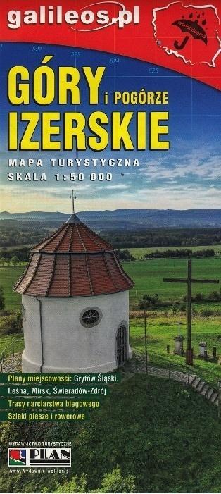 Mapa turystyczna Góry i Podgórze Izerskie 1:50 000