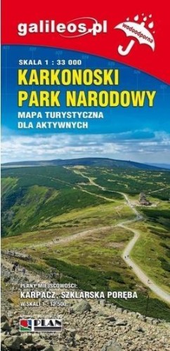 Mapa turystyczna Karkonoski Park Narodowy 1:33 000
