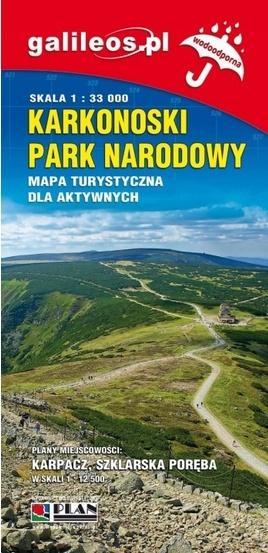 Mapa turystyczna Karkonoski Park Narodowy 1:33 000
