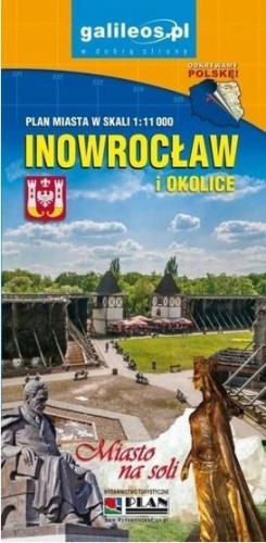 Plan miasta - Inowrocław i okolice 1:11 000