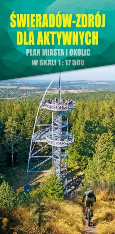 Plan miasta i okolic - Świeradów-Zdrój 1:17 500