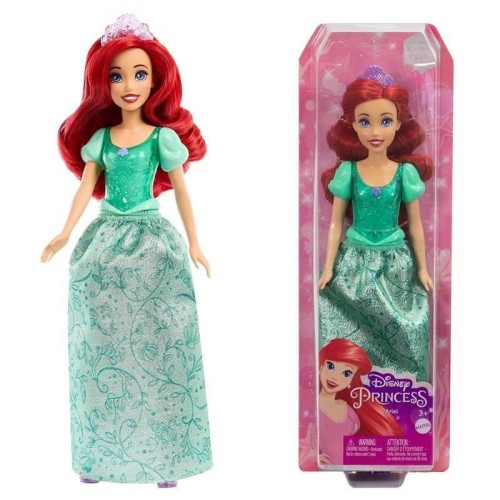 Disney Princess Lalka Arielka HLW10, Mattel