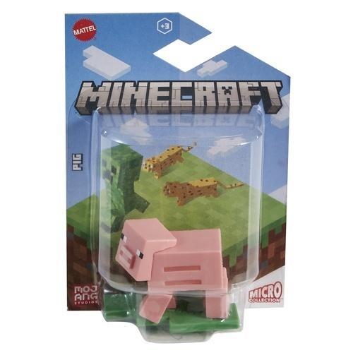 Figurka Minecraft Micro Pig, Mattel