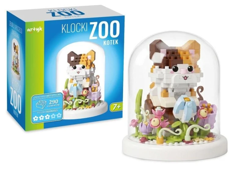Klocki zoo kotek 290el, Artyk