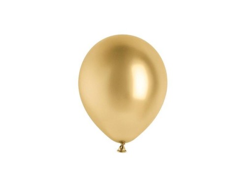 Balony Glossy złoty 12cm 50szt