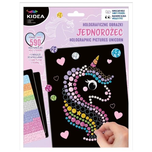 Holograficzne Obrazki Jednorożec KIDEA, DERFORM