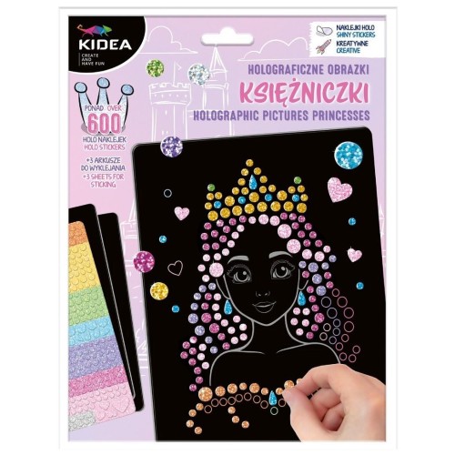 Holograficzne Obrazki Księżniczki KIDEA, DERFORM