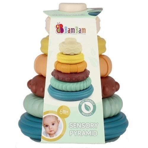 Piramidka edukacyjna pastel BAM BAM, BAM BAM