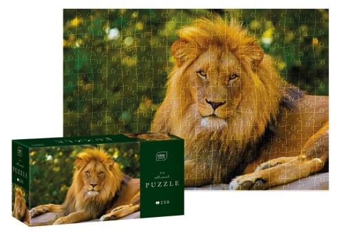 Puzzle 250 Wild Animals Lion, INTERDRUK